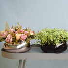 Arranjo De Mini Rosas No Vaso Baixo Rose | Linha Arranjos De